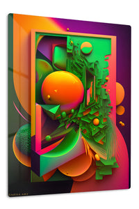 Vibrant Cosmic Flow wall art