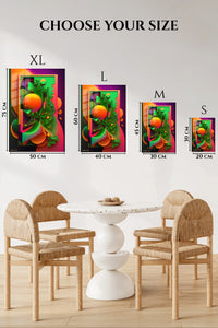 Vibrant Cosmic Flow wall art