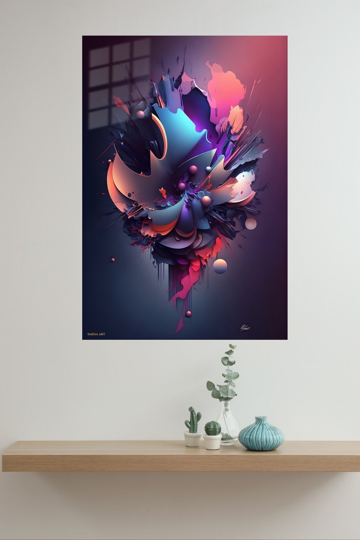 Color Burst Geometric wall art