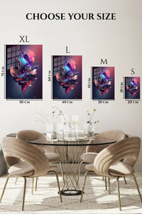 Color Burst Geometric wall art