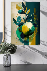 Warm Peach Flow wall art