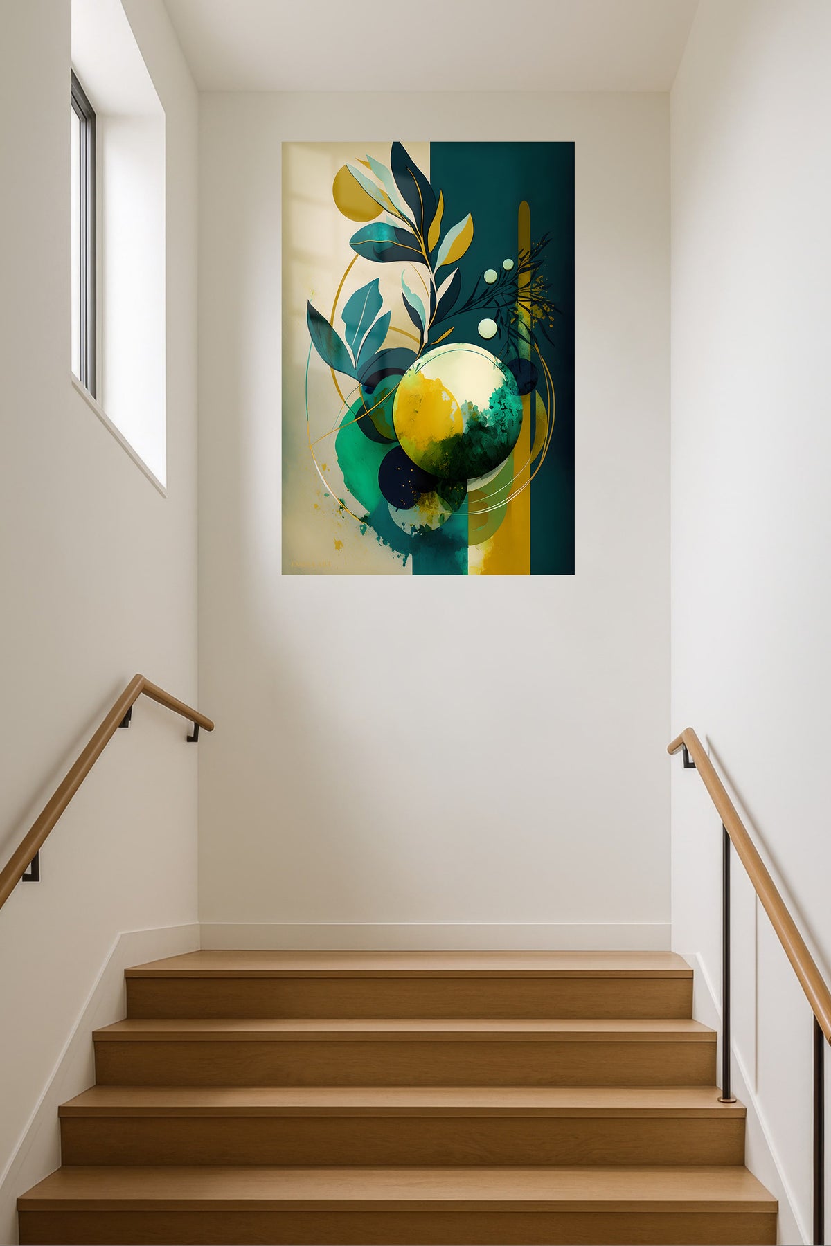 Warm Peach Flow wall art