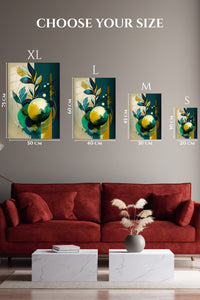 Warm Peach Flow wall art