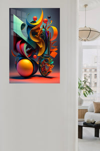 Golden Pink Minimal wall art