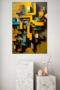 Neutral Sculptural Swirl wall art