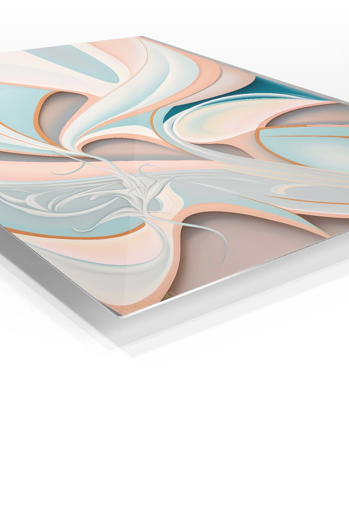 Orange Green Dimensional wall art