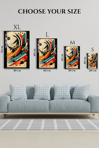 Colorful Retro Frame wall art
