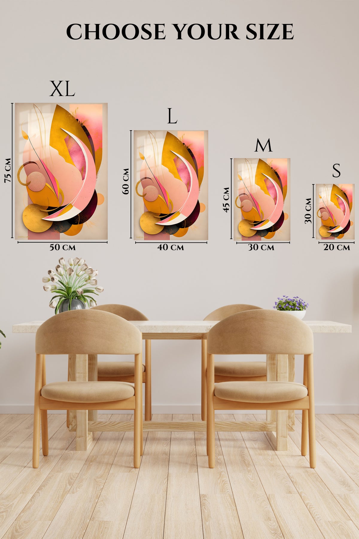 Colorful Sculptural Balance wall art