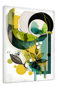Color Splash Black Center wall art