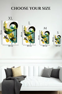 Color Splash Black Center wall art