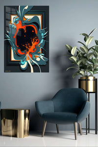 Retro Concentric Circles wall art