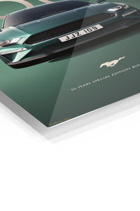 Ford Mustang 50th Anniversary Metal Wall Art