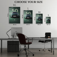 Ford Mustang 50th Anniversary Metal Wall Art