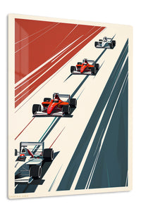 Formula Racing Grid Minimalist wall art