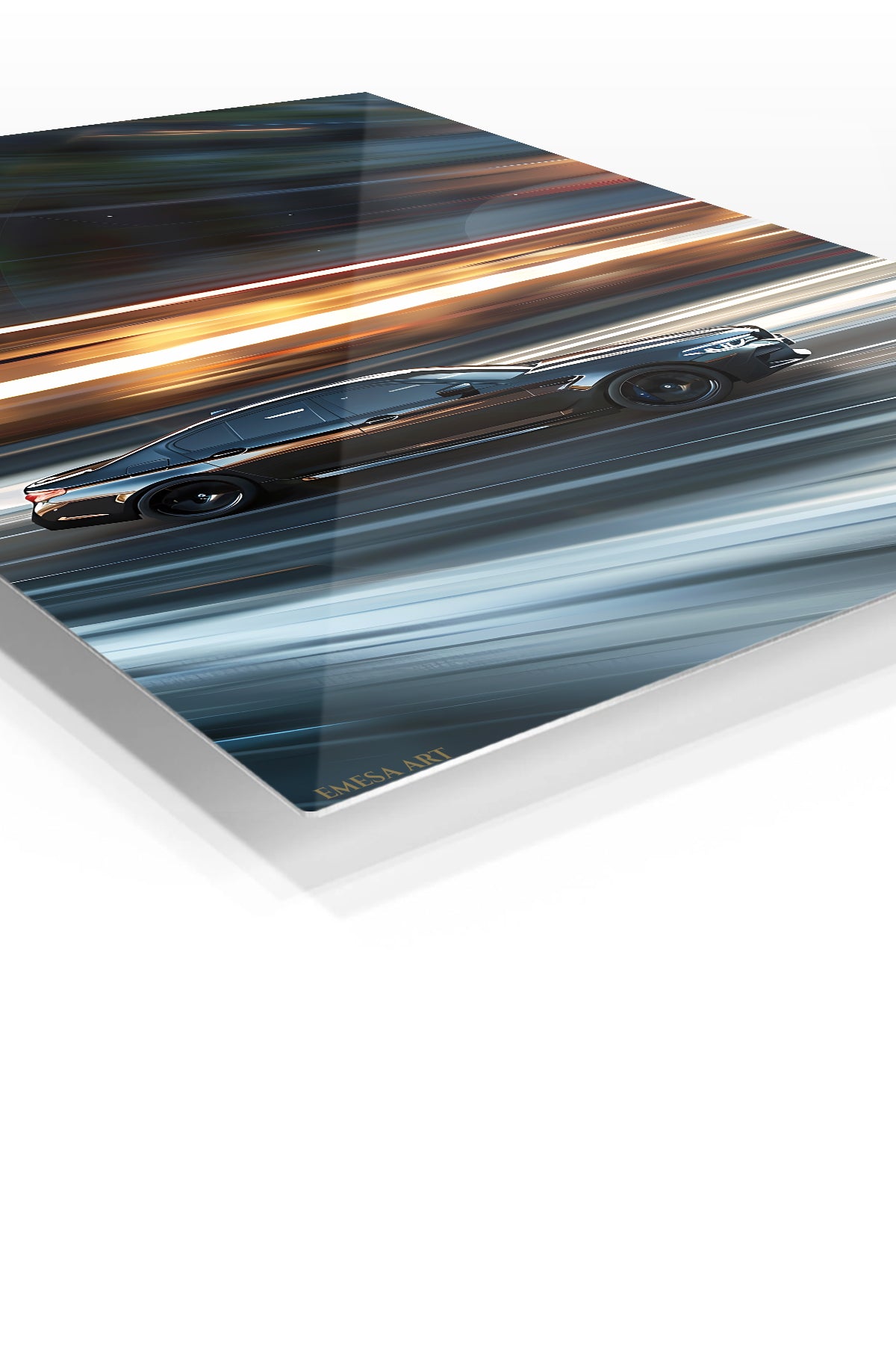 Black Classic Coupe Motion wall art
