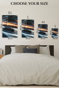Black Classic Coupe Motion wall art