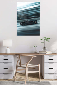 Black Performance Coupe Speed wall art