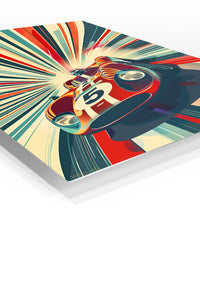 Vintage Race Car Number 5 wall art