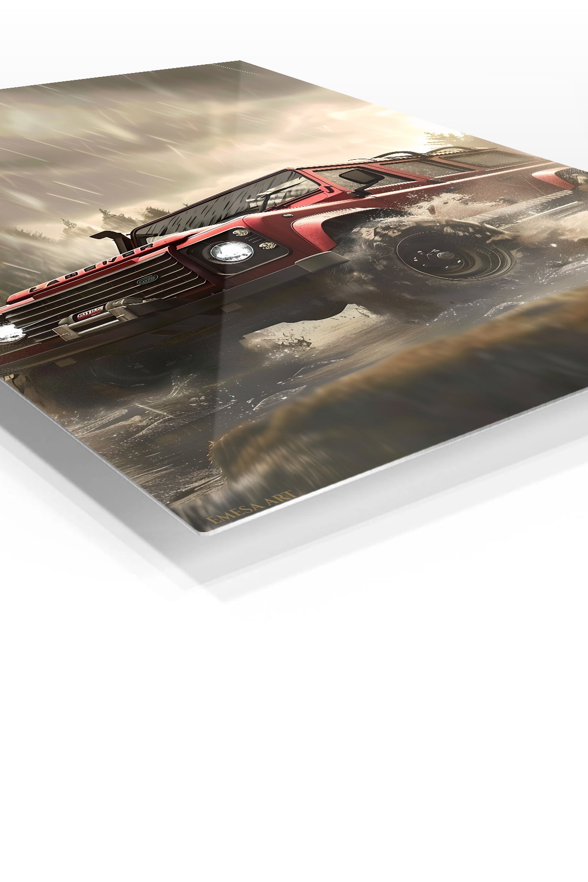 Red Off Road 4x4 Adventure wall art