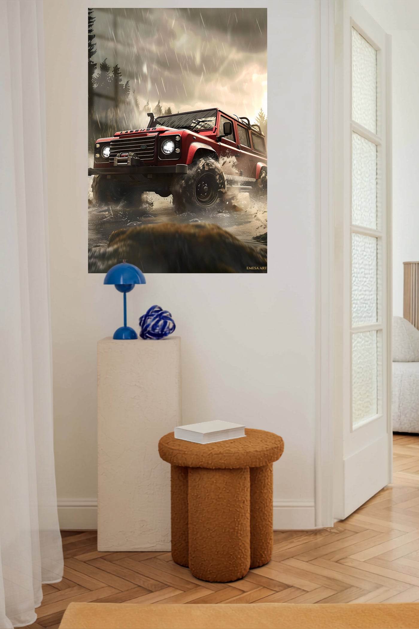 Red Off Road 4x4 Adventure wall art