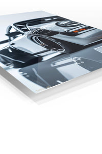 White Porsche 911 Widebody wall art