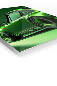 Green Porsche 911 Studio wall art
