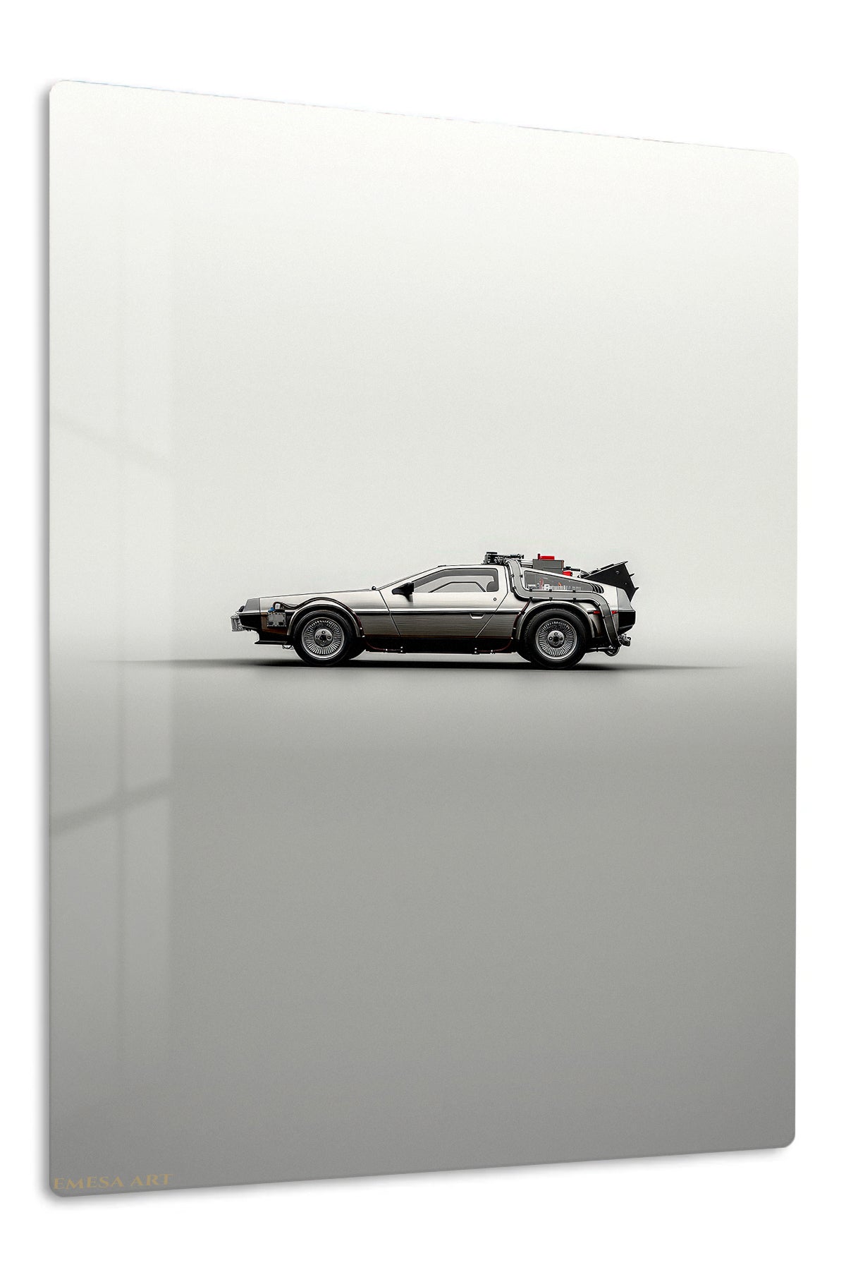 Silver Classic Porsche 911 Minimal wall art