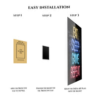 Eat Sleep Game Repeat Neon Metal Wall Art | EMESA ART