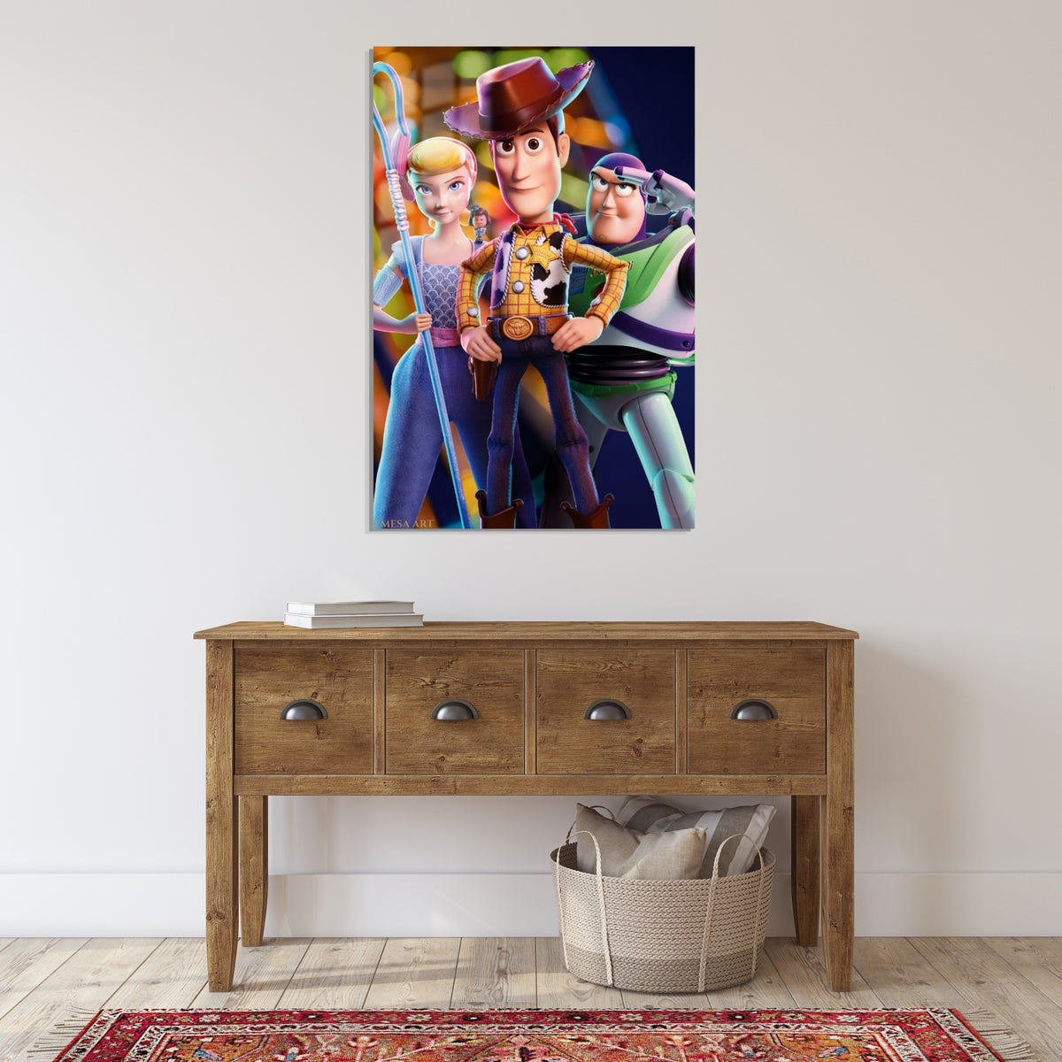 Toy Story Woody Buzz & Bo Peep Metal Wall Art | EMESA ART