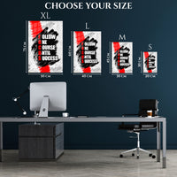 Focus on Success Motivational Metal Wall Art | EMESA ART