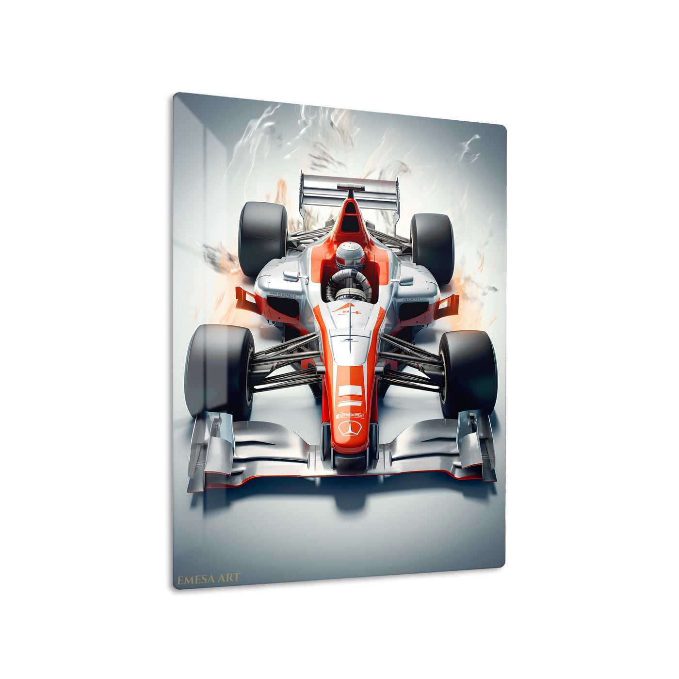 Formula Racing Car Metal Wall Art | EMESA ART